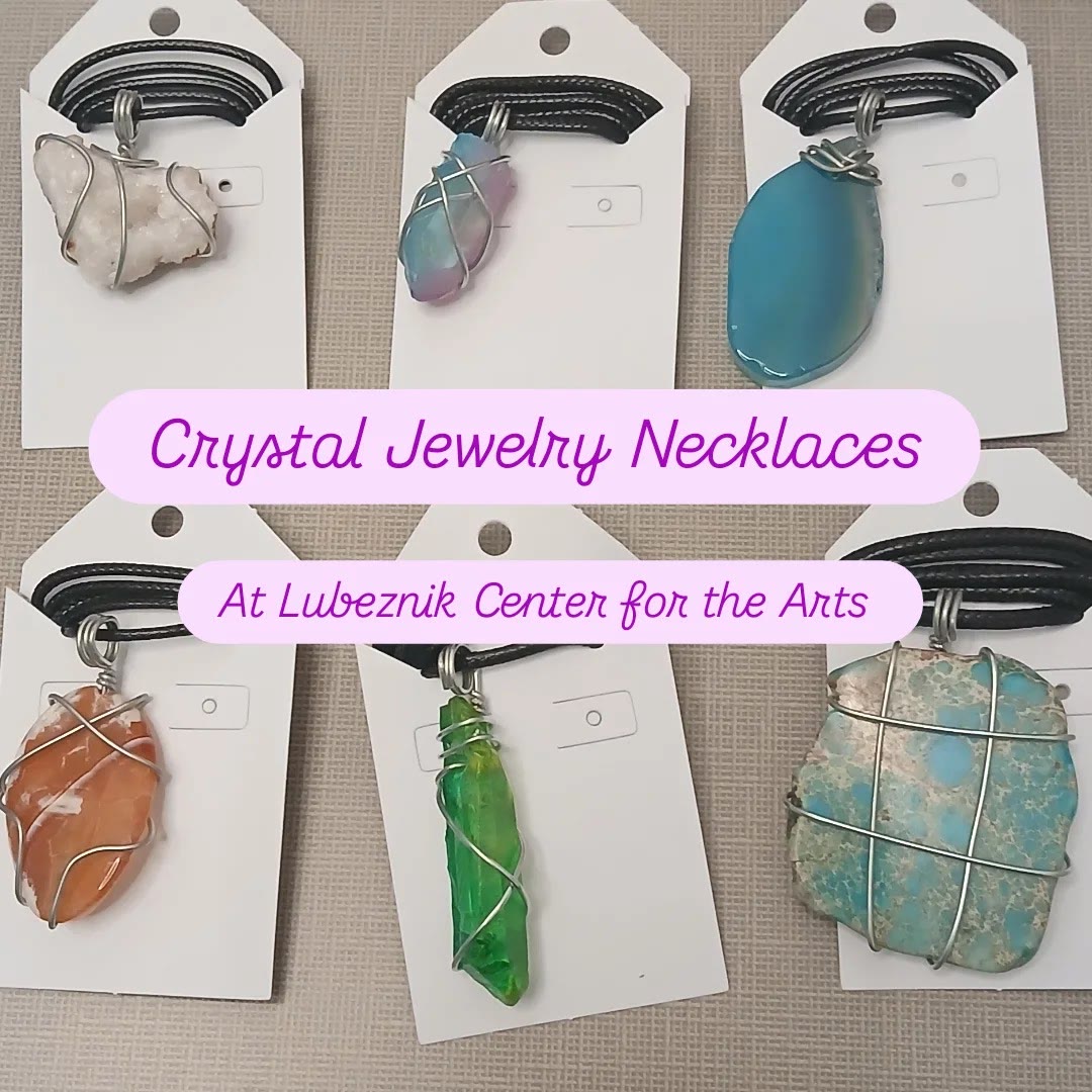 Crystal jewelry necklaces by Kristen